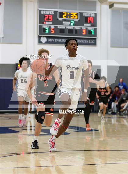 Thumbnail 2 in Los Gatos @ Justin-Siena (CIF State Boys Basketball Championships - Round 1 D3) photogallery.