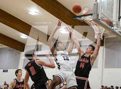 Thumbnail 1 in Los Gatos @ Justin-Siena (CIF State Boys Basketball Championships - Round 1 D3) photogallery.