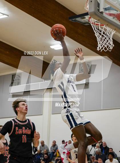 Thumbnail 2 in Los Gatos @ Justin-Siena (CIF State Boys Basketball Championships - Round 1 D3) photogallery.