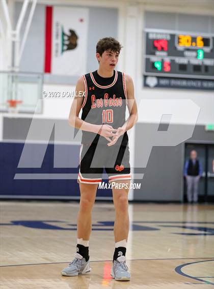 Thumbnail 3 in Los Gatos @ Justin-Siena (CIF State Boys Basketball Championships - Round 1 D3) photogallery.