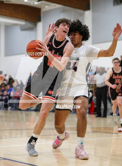 Thumbnail 3 in Los Gatos @ Justin-Siena (CIF State Boys Basketball Championships - Round 1 D3) photogallery.