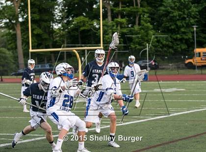 Thumbnail 2 in Staples vs Ludlowe (CIAC Class L 1st Round) photogallery.