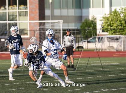 Thumbnail 1 in Staples vs Ludlowe (CIAC Class L 1st Round) photogallery.
