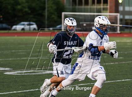 Thumbnail 1 in Staples vs Ludlowe (CIAC Class L 1st Round) photogallery.