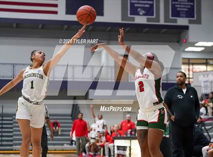 Thumbnail 1 in Lawrence North vs South Bend Washington (Sneakers for Santa Shootout) photogallery.
