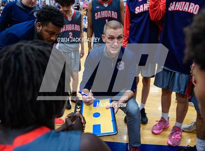 Thumbnail 1 in Sahuaro @ American Leadership Academy - Gilbert North (AIA 4A Semi-Final) photogallery.