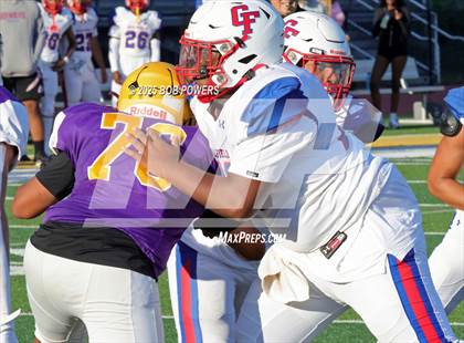 Thumbnail 2 in Lake Braddock vs Gar-Field (Scrimmage) photogallery.