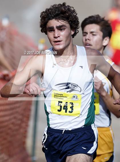 Thumbnail 1 in CIF State Cross Country Championships (Boys D2 Race) photogallery.