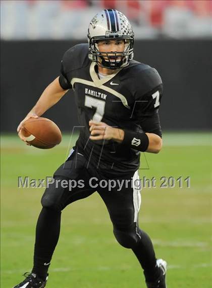 Thumbnail 3 in Hamilton vs. Desert Ridge (AIA State 5A-I Final) photogallery.