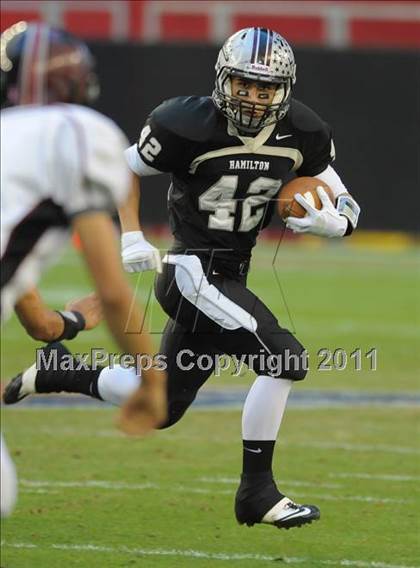 Thumbnail 1 in Hamilton vs. Desert Ridge (AIA State 5A-I Final) photogallery.