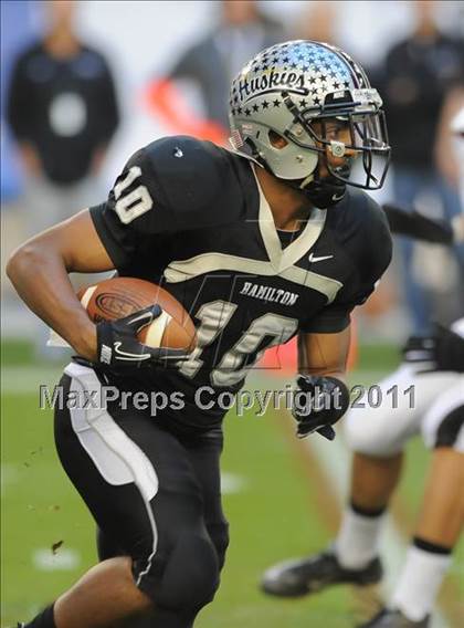 Thumbnail 1 in Hamilton vs. Desert Ridge (AIA State 5A-I Final) photogallery.
