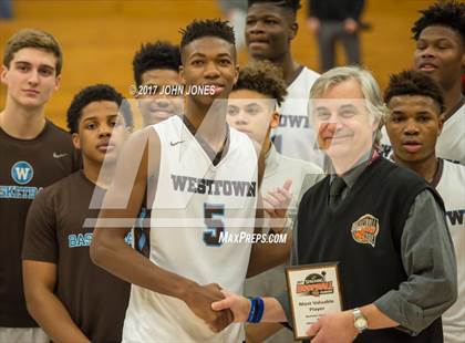 Thumbnail 1 in Westtown vs Hillcrest Prep (Spalding Hoophall Classic) photogallery.