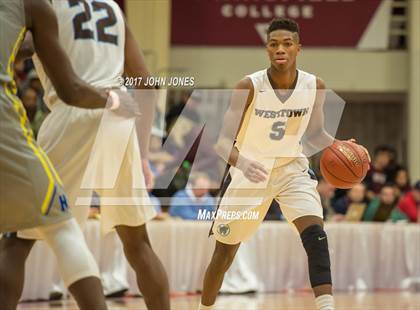 Thumbnail 1 in Westtown vs Hillcrest Prep (Spalding Hoophall Classic) photogallery.