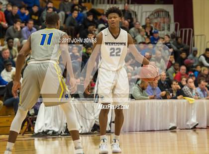 Thumbnail 3 in Westtown vs Hillcrest Prep (Spalding Hoophall Classic) photogallery.