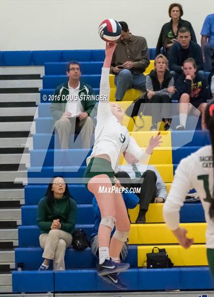 Thumbnail 2 in Archbishop Mitty vs. Sacred Heart Cathedral Preparatory (CIF-CCS Open Div. Semi-finals) photogallery.