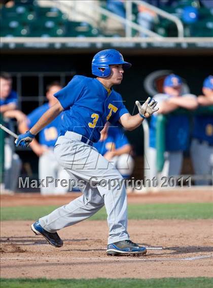 Thumbnail 3 in Downey vs. Turlock (CIF SJS D1 Playoffs) photogallery.