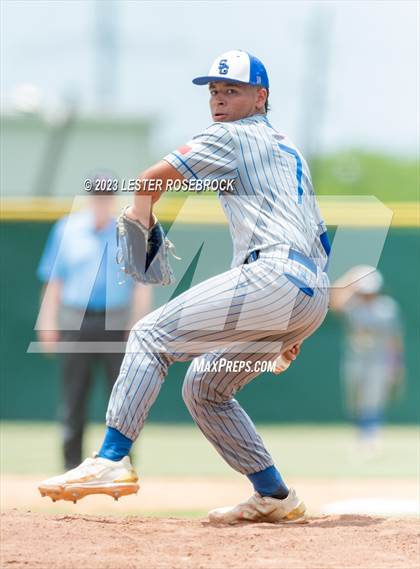 Thumbnail 3 in Santa Gertrudis Academy vs. London (UIL 3A Regional Finals) photogallery.