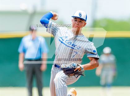Thumbnail 2 in Santa Gertrudis Academy vs. London (UIL 3A Regional Finals) photogallery.