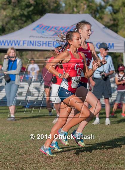 Thumbnail 1 in Clovis Invitational Girls 5K Championship Race photogallery.