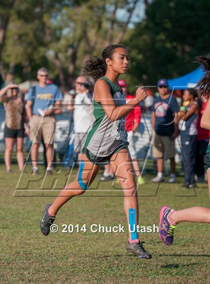 Thumbnail 2 in Clovis Invitational Girls 5K Championship Race photogallery.