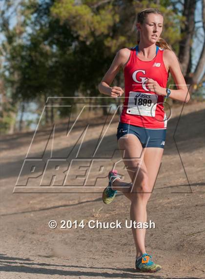 Thumbnail 3 in Clovis Invitational Girls 5K Championship Race photogallery.