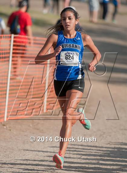 Thumbnail 2 in Clovis Invitational Girls 5K Championship Race photogallery.
