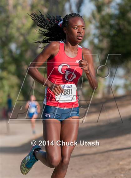 Thumbnail 2 in Clovis Invitational Girls 5K Championship Race photogallery.
