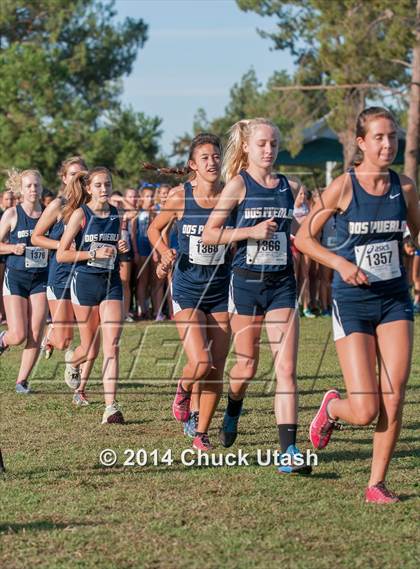 Thumbnail 1 in Clovis Invitational Girls 5K Championship Race photogallery.