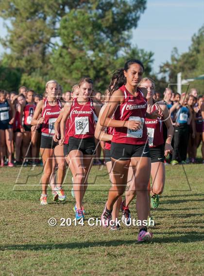 Thumbnail 3 in Clovis Invitational Girls 5K Championship Race photogallery.
