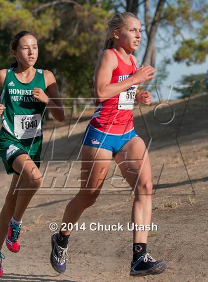 Thumbnail 1 in Clovis Invitational Girls 5K Championship Race photogallery.