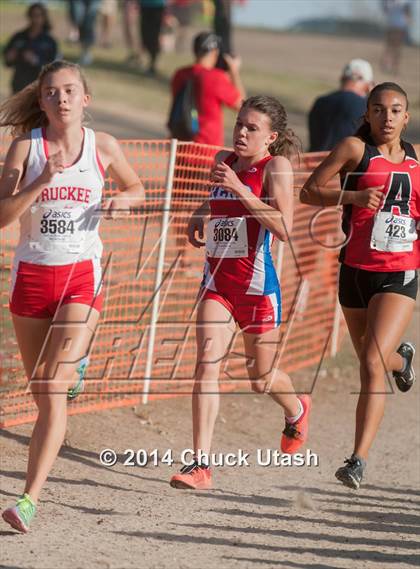 Thumbnail 1 in Clovis Invitational Girls 5K Championship Race photogallery.