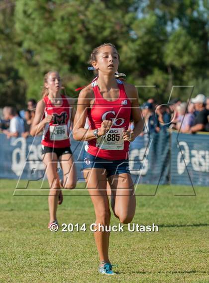 Thumbnail 3 in Clovis Invitational Girls 5K Championship Race photogallery.