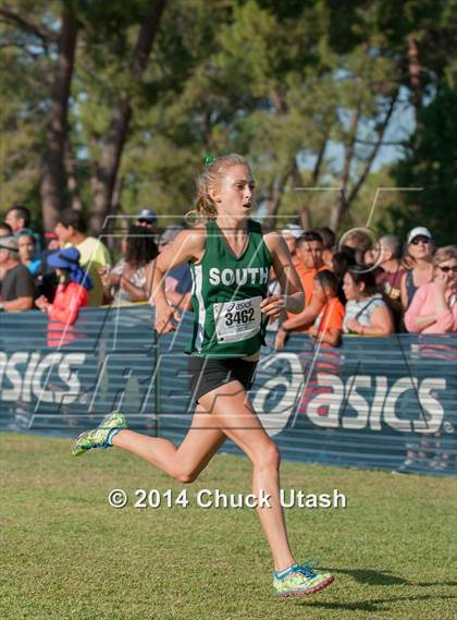 Thumbnail 3 in Clovis Invitational Girls 5K Championship Race photogallery.