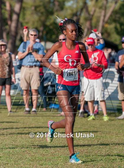 Thumbnail 1 in Clovis Invitational Girls 5K Championship Race photogallery.