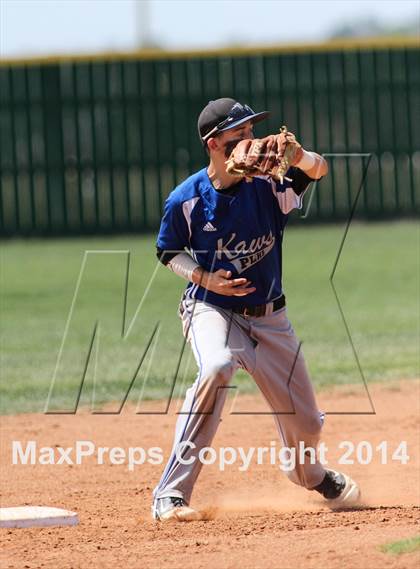 Thumbnail 2 in Perry-Lecompton vs. Baxter Springs (KSHSAA 4A D2 Quarterfinal) photogallery.