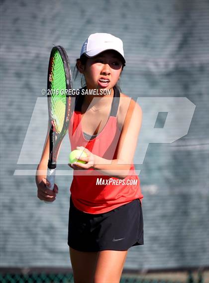 Thumbnail 2 in Monte Vista vs Oakland Tech (CIF NorCal Regional Team Tennis Championships) photogallery.