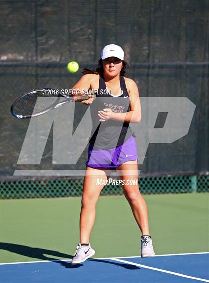 Thumbnail 1 in Monte Vista vs Oakland Tech (CIF NorCal Regional Team Tennis Championships) photogallery.