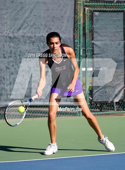Thumbnail 3 in Monte Vista vs Oakland Tech (CIF NorCal Regional Team Tennis Championships) photogallery.
