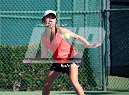 Thumbnail 3 in Monte Vista vs Oakland Tech (CIF NorCal Regional Team Tennis Championships) photogallery.