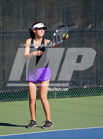 Thumbnail 2 in Monte Vista vs Oakland Tech (CIF NorCal Regional Team Tennis Championships) photogallery.