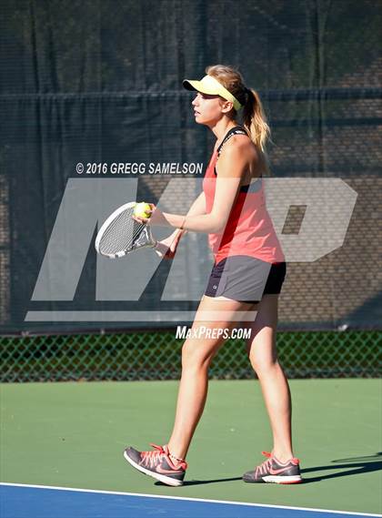 Thumbnail 2 in Monte Vista vs Oakland Tech (CIF NorCal Regional Team Tennis Championships) photogallery.