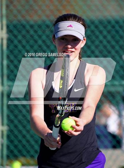 Thumbnail 2 in Monte Vista vs Oakland Tech (CIF NorCal Regional Team Tennis Championships) photogallery.
