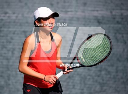 Thumbnail 2 in Monte Vista vs Oakland Tech (CIF NorCal Regional Team Tennis Championships) photogallery.