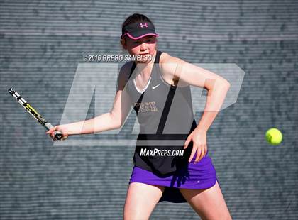 Thumbnail 3 in Monte Vista vs Oakland Tech (CIF NorCal Regional Team Tennis Championships) photogallery.