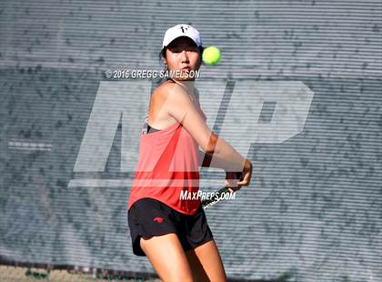 Thumbnail 3 in Monte Vista vs Oakland Tech (CIF NorCal Regional Team Tennis Championships) photogallery.