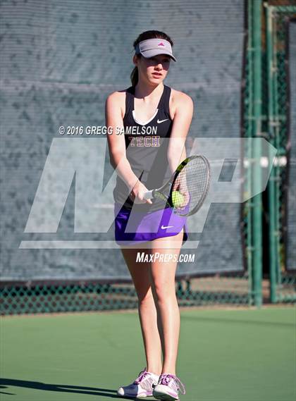 Thumbnail 2 in Monte Vista vs Oakland Tech (CIF NorCal Regional Team Tennis Championships) photogallery.