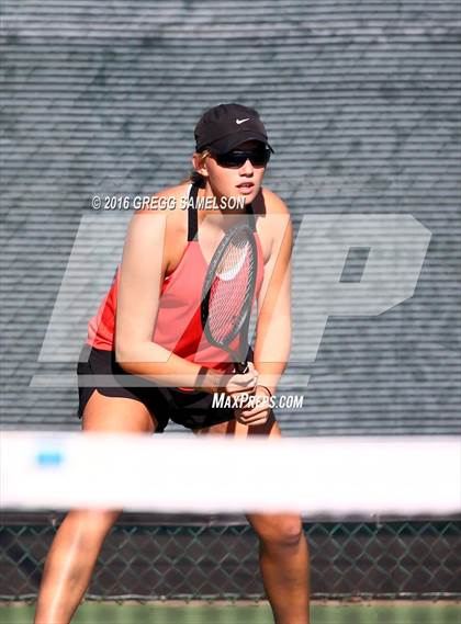 Thumbnail 2 in Monte Vista vs Oakland Tech (CIF NorCal Regional Team Tennis Championships) photogallery.