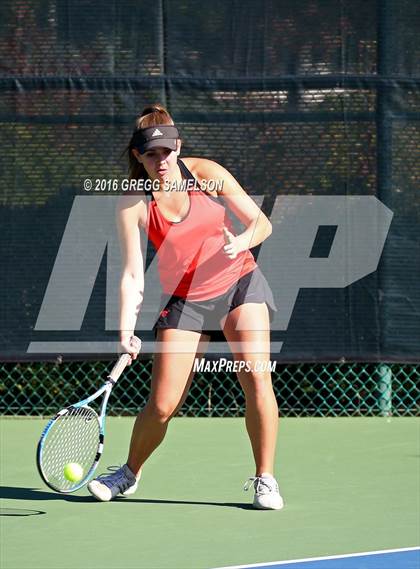 Thumbnail 2 in Monte Vista vs Oakland Tech (CIF NorCal Regional Team Tennis Championships) photogallery.
