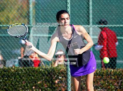 Thumbnail 3 in Monte Vista vs Oakland Tech (CIF NorCal Regional Team Tennis Championships) photogallery.