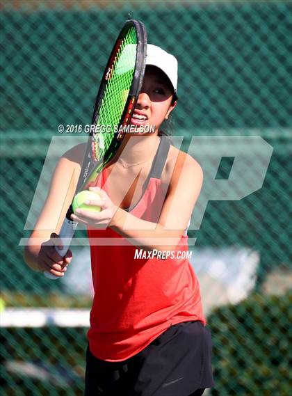 Thumbnail 3 in Monte Vista vs Oakland Tech (CIF NorCal Regional Team Tennis Championships) photogallery.